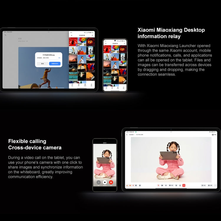 Xiaomi Redmi Pad Pro 12.1 inch Tablet PC, 6GB+128GB, HyperOS Qualcomm Snapdragon 7s Gen2 Octa Core, 10000mAh Battery(Cyan)