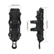 For 25mm Tube Diameter Motorcycle Modified Bumper Drink Water Cup Holder(Black)