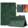 For Lenovo Tab M11 / Xiaoxin Pad 11 2024 Smile Embossed Smart Leather Tablet Case(Green) - Lenovo by PMC Jewellery | Online Shopping South Africa | PMC Jewellery | Buy Now Pay Later Mobicred