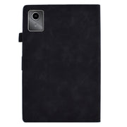 For Lenovo Tab M11 / Xiaoxin Pad 11 2024 Smile Embossed Smart Leather Tablet Case(Black)
