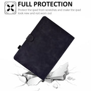 For Lenovo Tab M11 / Xiaoxin Pad 11 2024 Smile Embossed Smart Leather Tablet Case(Black)