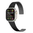 For Apple Watch 38mm Two Color Loop Magnetic Silicone Watch Band(Black+Grey) - Watch Bands by PMC TechLife | Online Shopping South Africa | PMC TechLife