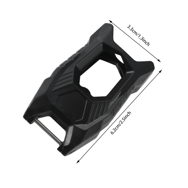 For Can Am Ryker 600 900 ATV Ignition Key Protective Case(Black)