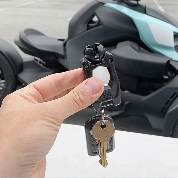 For Can Am Ryker 600 900 ATV Ignition Key Protective Case(Black)