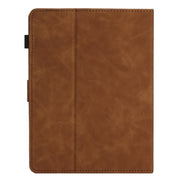 For 10 inch Universal Coconut Tree Embossed Leather Tablet Case(Brown)