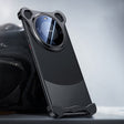 For Huawei Mate 60 Frameless Metal Corner Pad Phone Case with Lens Film(Black) - Huawei Cases by PMC TechLife | Online Shopping South Africa | PMC TechLife | Buy Now Pay Later Mobicred