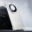 For Huawei Mate 60 Pro Frameless Metal Corner Pad Phone Case with Lens Film(Silver) - free shipping - PMC TechLife - Order now!