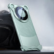 For Huawei Mate 60 Pro Frameless Metal Corner Pad Phone Case with Lens Film(Green) - Huawei Cases by PMC TechLife | Online Shopping South Africa | PMC TechLife | Buy Now Pay Later Mobicred