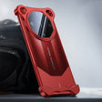 For Huawei Mate 60 RS Ultimate Frameless Metal Corner Pad Phone Case with Lens Film(Red) - Huawei Cases by PMC TechLife | Online Shopping South Africa | PMC TechLife | Buy Now Pay Later Mobicred