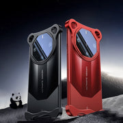 For Huawei Mate 60 RS Ultimate Frameless Metal Corner Pad Phone Case with Lens Film(Red)