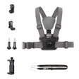 6 in 1 Phone Clamp Adjustable Body Mount Belt Chest Strap with Mount & Screw(Grey) - Chest Belt by RUIGPRO | Online Shopping South Africa | PMC TechLife | Buy Now Pay Later Mobicred