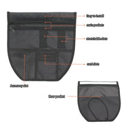 For Yamaha Nmax 155 Motorcycle Seat Storage Bag Tool Bag(Black)