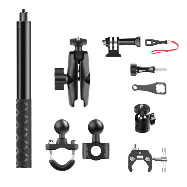 10 in 1 Crabs Selfie Stick Motorcycle Clamps Handlebar Fixed Mount