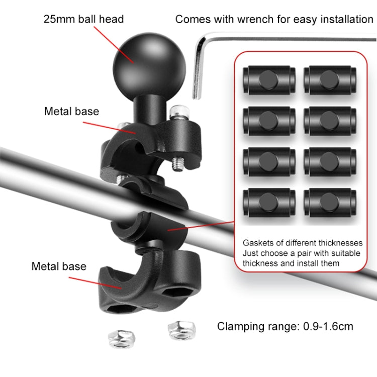 10 in 1 Crabs Selfie Stick Motorcycle Clamps Handlebar Fixed Mount