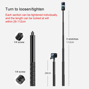 10 in 1 Crabs Selfie Stick Motorcycle Clamps Handlebar Fixed Mount