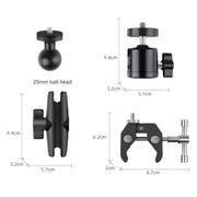 10 in 1 Crabs Selfie Stick Motorcycle Clamps Handlebar Fixed Mount