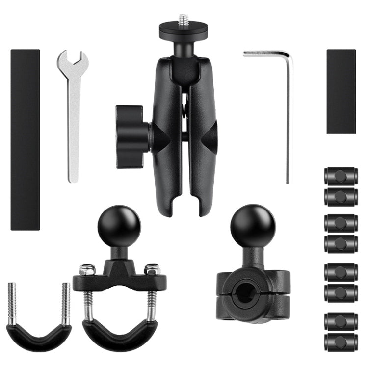 9 in 1 Wrench O-Type Mount Crabs Kit Motorcycle Clamps Handlebar Fixed Mount