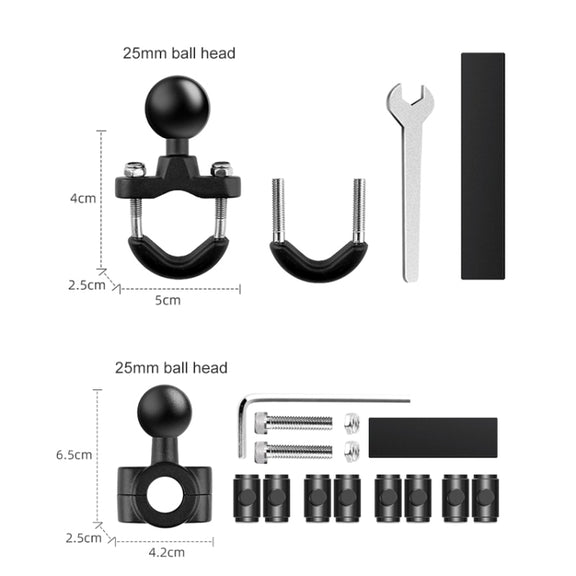 9 in 1 Wrench O-Type Mount Crabs Kit Motorcycle Clamps Handlebar Fixed Mount