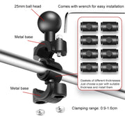 9 in 1 Wrench O-Type Mount Crabs Kit Motorcycle Clamps Handlebar Fixed Mount