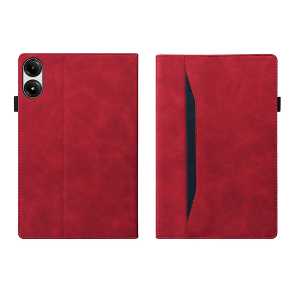 For Xiaomi Redmi Pad Pro 12.1 Splicing Shockproof Leather Tablet Case(Red)