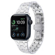 For Apple Watch SE 2022 44mm Double T Stainless Steel Watch Band(Silver) - Watch Bands by PMC TechLife | Online Shopping South Africa | PMC TechLife