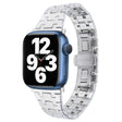 For Apple Watch Series 7 41mm Double T Stainless Steel Watch Band(Silver) - Watch Bands by PMC TechLife | Online Shopping South Africa | PMC TechLife