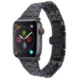 For Apple Watch Series 4 44mm Double T Stainless Steel Watch Band(Black) - free shipping - PMC TechLife - Order now!