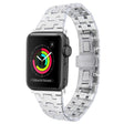 For Apple Watch Series 2 42mm Double T Stainless Steel Watch Band(Silver) - Watch Bands by PMC TechLife | Online Shopping South Africa | PMC TechLife