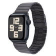 For Apple Watch SE 2023 40mm Bamboo Stainless Steel Magnetic Watch Band(Black) - free shipping - PMC TechLife - Order now!