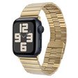 For Apple Watch SE 2023 40mm Bamboo Stainless Steel Magnetic Watch Band(Gold) - free shipping - PMC TechLife - Order now!