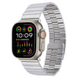 For Apple Watch Ultra 2 49mm Bamboo Stainless Steel Magnetic Watch Band(Sliver) - free shipping - PMC TechLife - Order now!