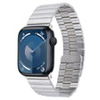 For Apple Watch Series 9 45mm Bamboo Stainless Steel Magnetic Watch Band(Sliver) - free shipping - PMC TechLife - Order now!