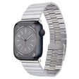 For Apple Watch Series 8 41mm Bamboo Stainless Steel Magnetic Watch Band(Sliver) - free shipping - PMC TechLife - Order now!