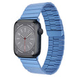 For Apple Watch Series 8 41mm Bamboo Stainless Steel Magnetic Watch Band(Blue) - free shipping - PMC TechLife - Order now!