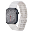 For Apple Watch Series 8 45mm Bamboo Stainless Steel Magnetic Watch Band(Starlight) - free shipping - PMC TechLife - Order now!