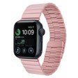 For Apple Watch SE 2022 40mm Bamboo Stainless Steel Magnetic Watch Band(Pink) - free shipping - PMC TechLife - Order now!