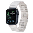 For Apple Watch SE 2022 40mm Bamboo Stainless Steel Magnetic Watch Band(Starlight) - free shipping - PMC TechLife - Order now!