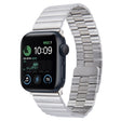 For Apple Watch SE 2022 44mm Bamboo Stainless Steel Magnetic Watch Band(Sliver) - free shipping - PMC TechLife - Order now!