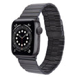 For Apple Watch Series 6 44mm Bamboo Stainless Steel Magnetic Watch Band(Black) - free shipping - PMC TechLife - Order now!