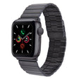 For Apple Watch Series 5 44mm Bamboo Stainless Steel Magnetic Watch Band(Black) - free shipping - PMC TechLife - Order now!