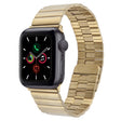 For Apple Watch Series 5 44mm Bamboo Stainless Steel Magnetic Watch Band(Gold) - free shipping - PMC TechLife - Order now!