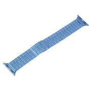 For Apple Watch 42mm Bamboo Stainless Steel Magnetic Watch Band(Blue)