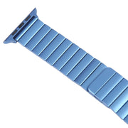 For Apple Watch 42mm Bamboo Stainless Steel Magnetic Watch Band(Blue)