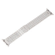 For Apple Watch 42mm Bamboo Stainless Steel Magnetic Watch Band(Starlight)