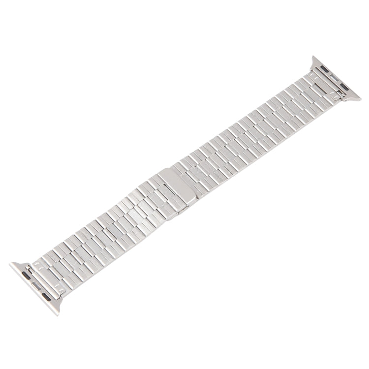 For Apple Watch 38mm Bamboo Stainless Steel Magnetic Watch Band(Starlight)