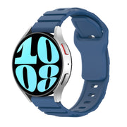 18mm Armor Silicone Watch Band(Dark Blue)