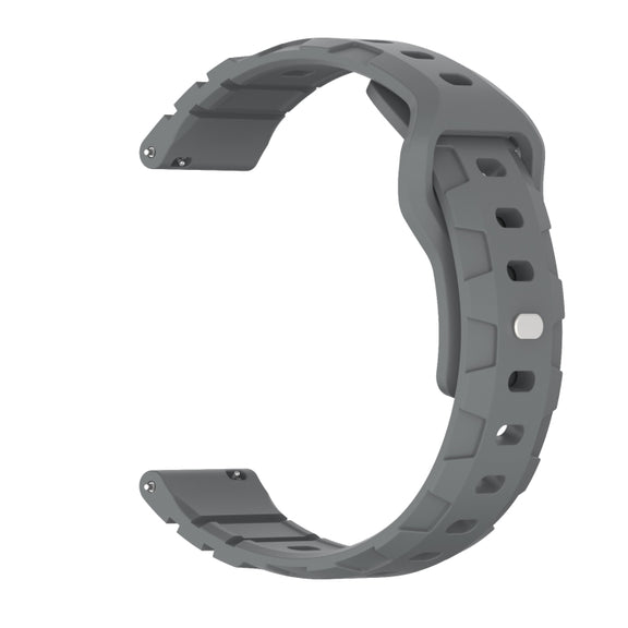 18mm Armor Silicone Watch Band(Space Grey)