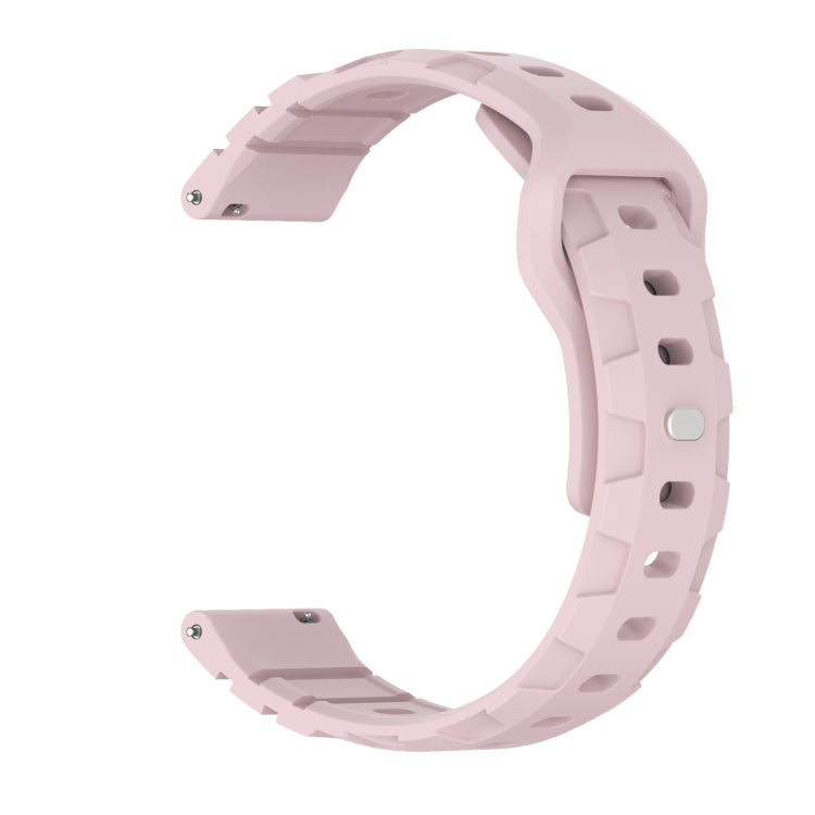 20mm Armor Silicone Watch Band(Pink)