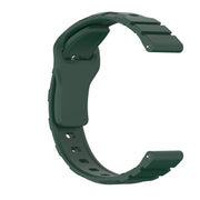 20mm Armor Silicone Watch Band(Dark Green)