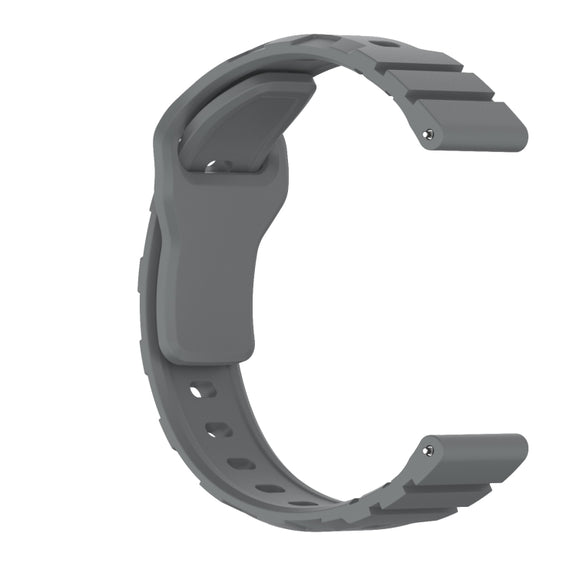 20mm Armor Silicone Watch Band(Space Grey)